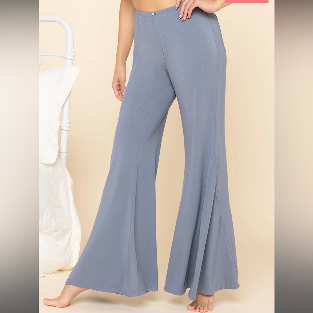 Popflex Flared Blue Pajama Pants